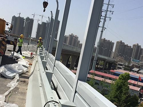 聲屏障施工現場